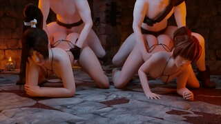 8-18 | Daily SFM &amp;amp; Blender 3D Порно Горещи Големи Цици